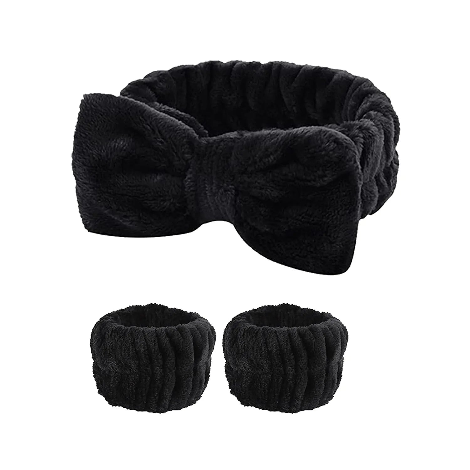 Makeup Headband Puffy Sponge Spa Head Bands for Women Girls Washing Face Skincare Yoga Facial Mask Sports Hairbands Headwear